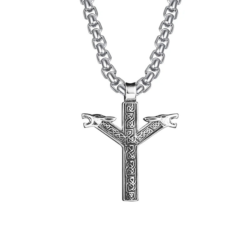 Stainless Steel Necklace | Wolf