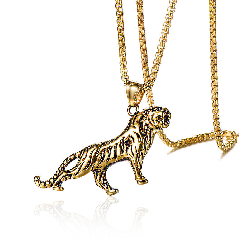 Stainless Steel Necklace | Tiger & Leopard