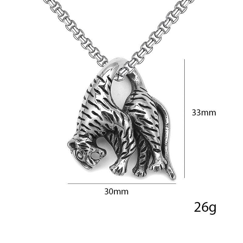 Stainless Steel Necklace | Tiger & Leopard