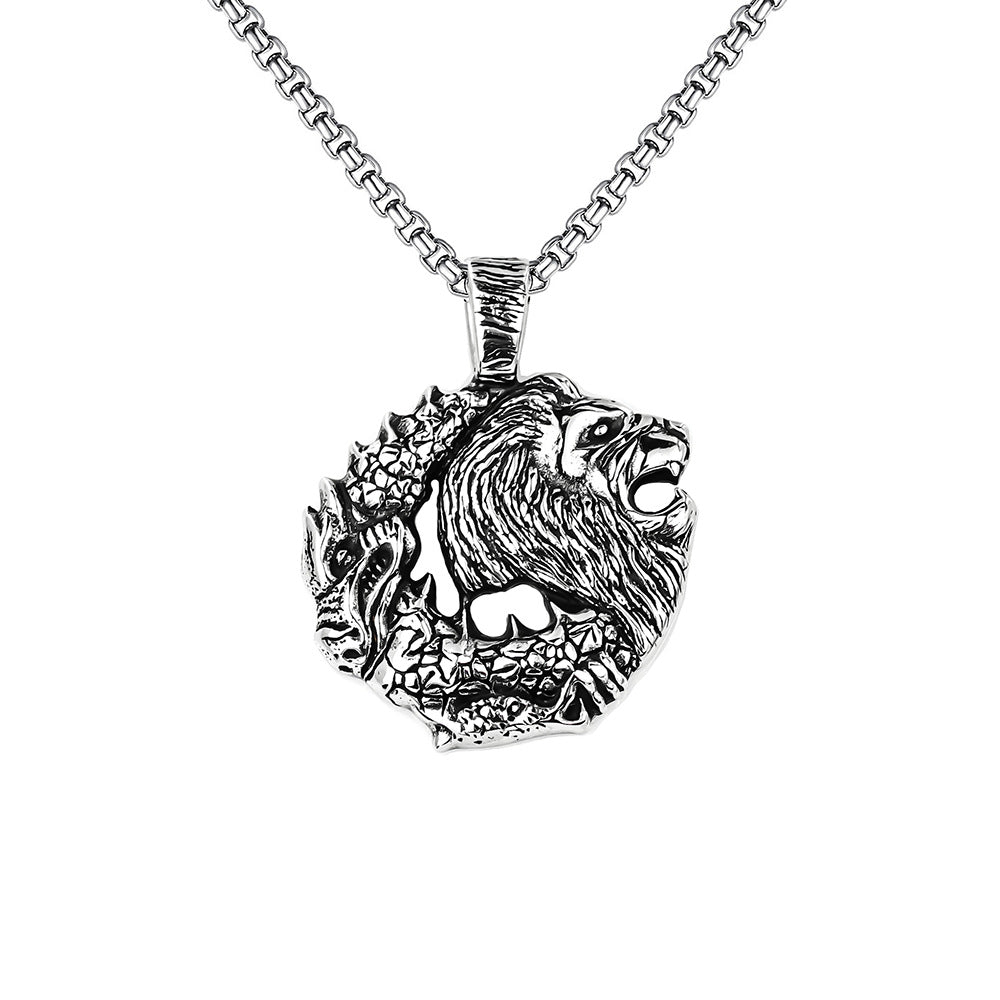 Stainless Steel Necklace | Lion