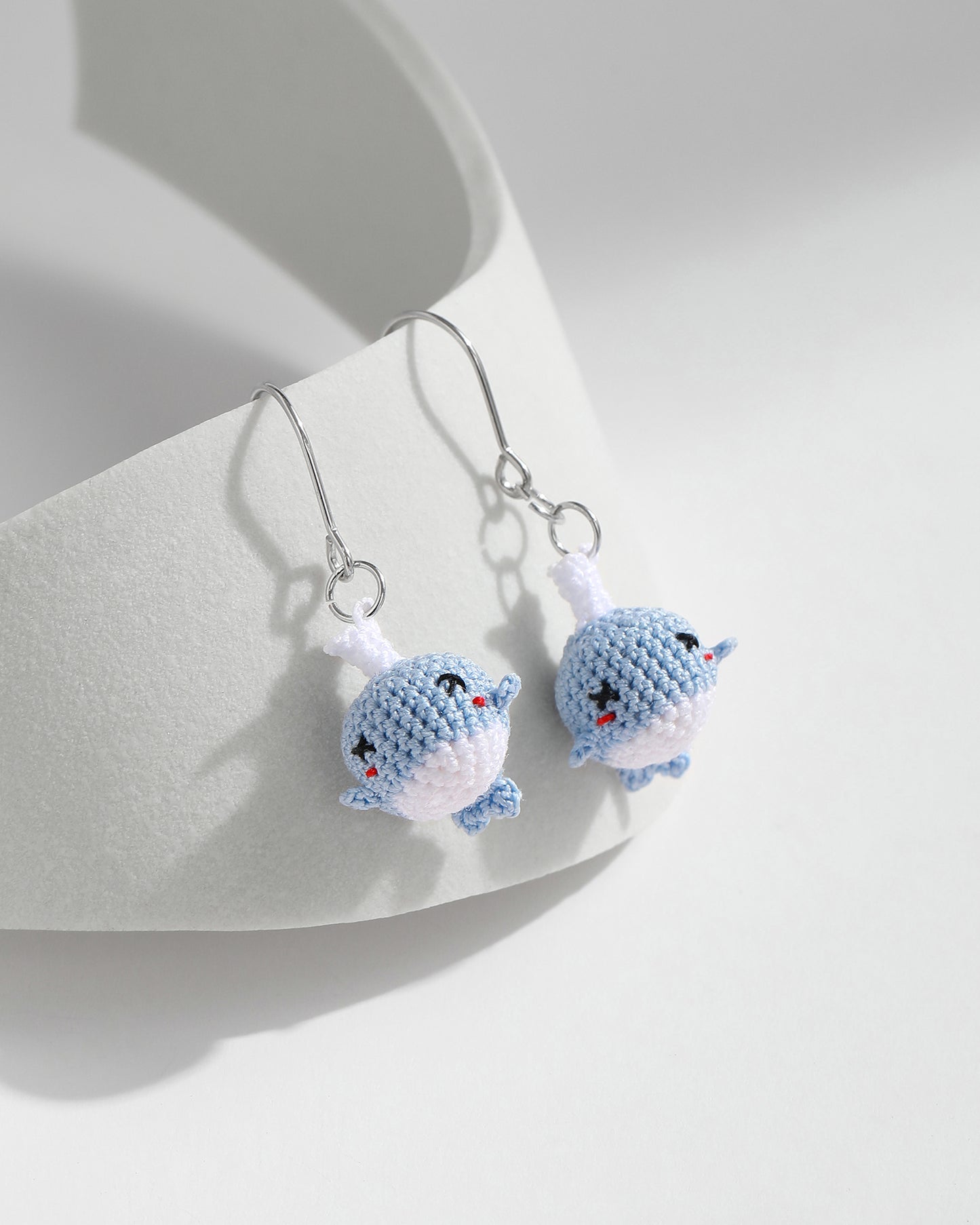 Micro Crochet Earring | Whale