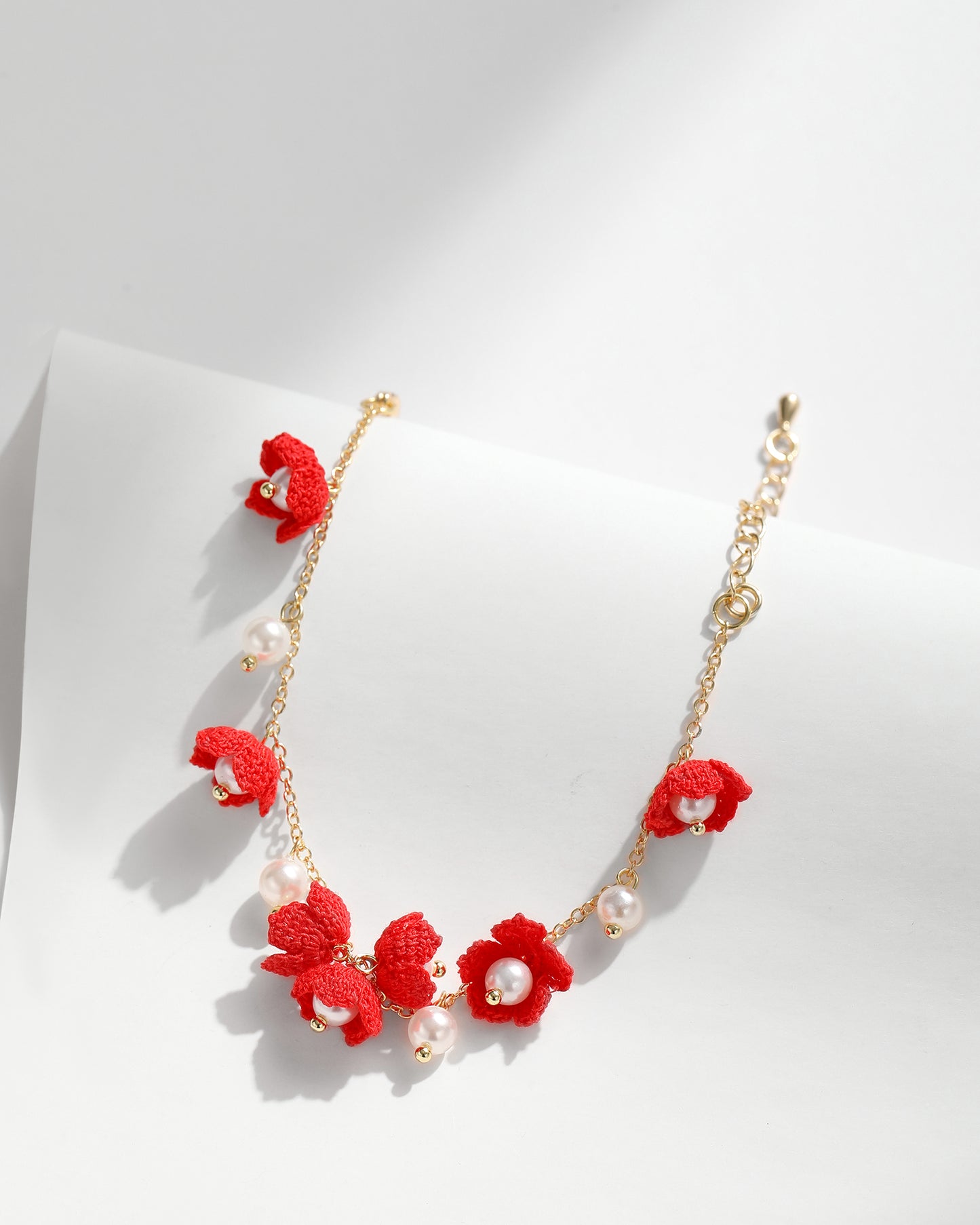 Micro Crochet Bracelet | Lily of the Valley Flowers