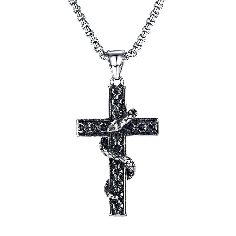 Stainless Steel Necklace | Cross theme