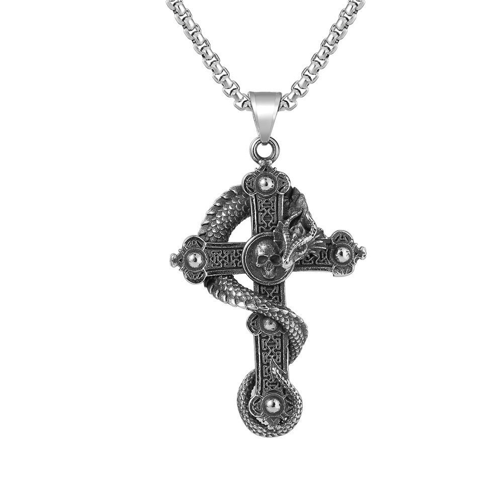 Stainless Steel Necklace | Cross theme