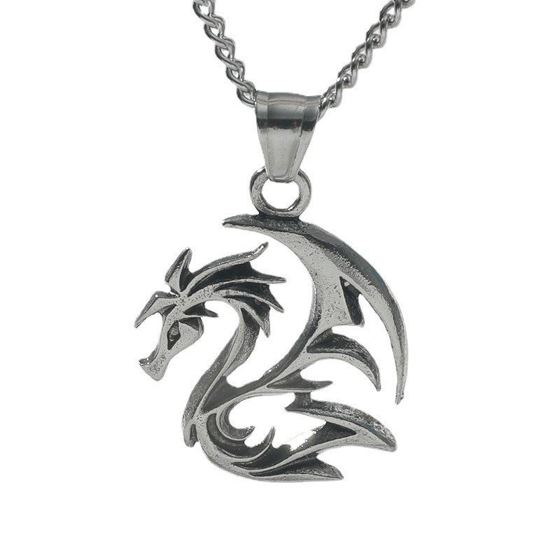 Stainless Steel Necklace | Dragon