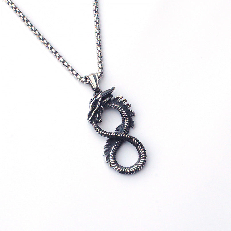Stainless Steel Necklace | Dragon