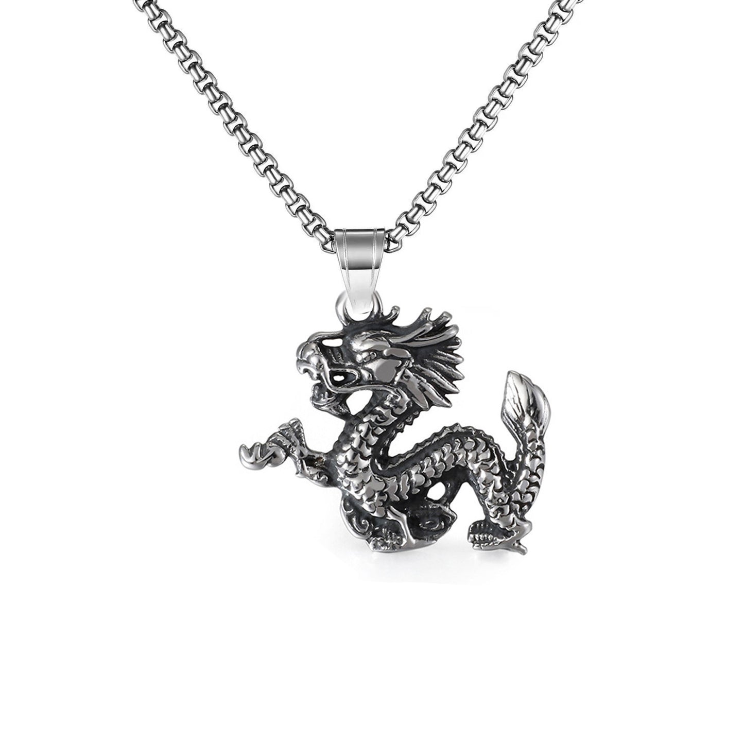 Stainless Steel Necklace | Dragon