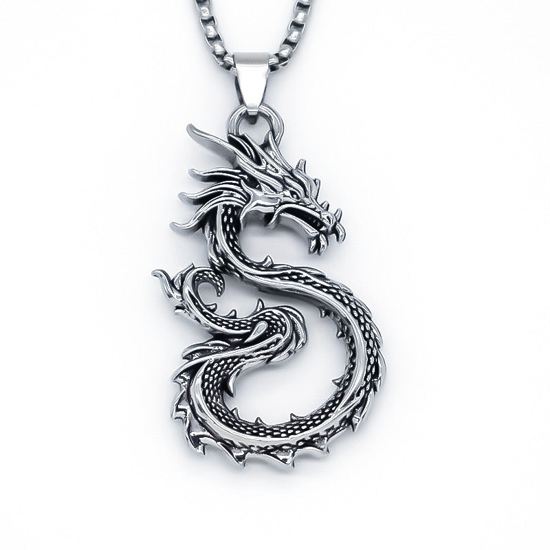 Stainless Steel Necklace | Dragon