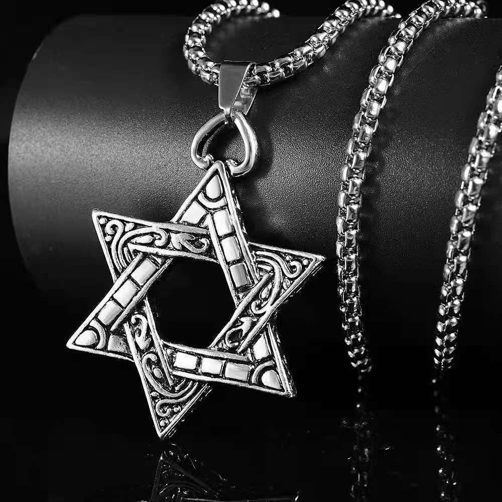 Stainless Steel Celestial Star Necklace