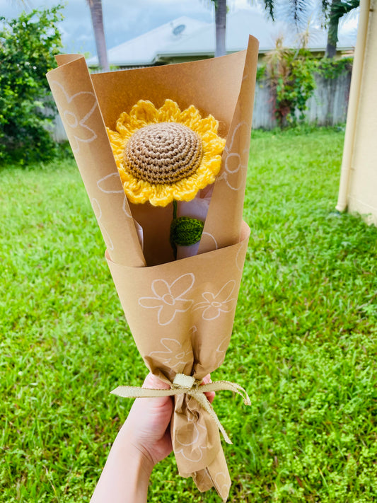Crochet Flowers ｜ Sunflower