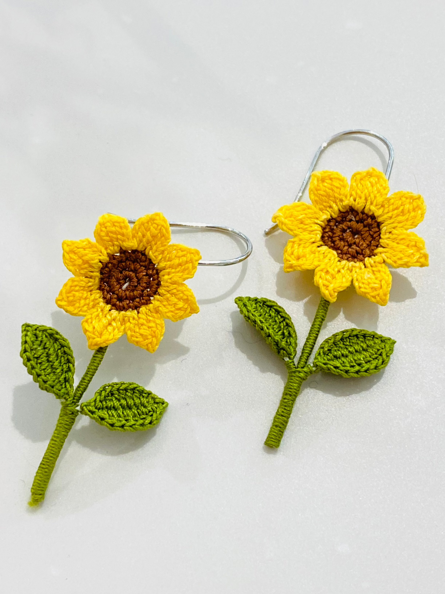 Micro Crochet Earring | Sunflower B
