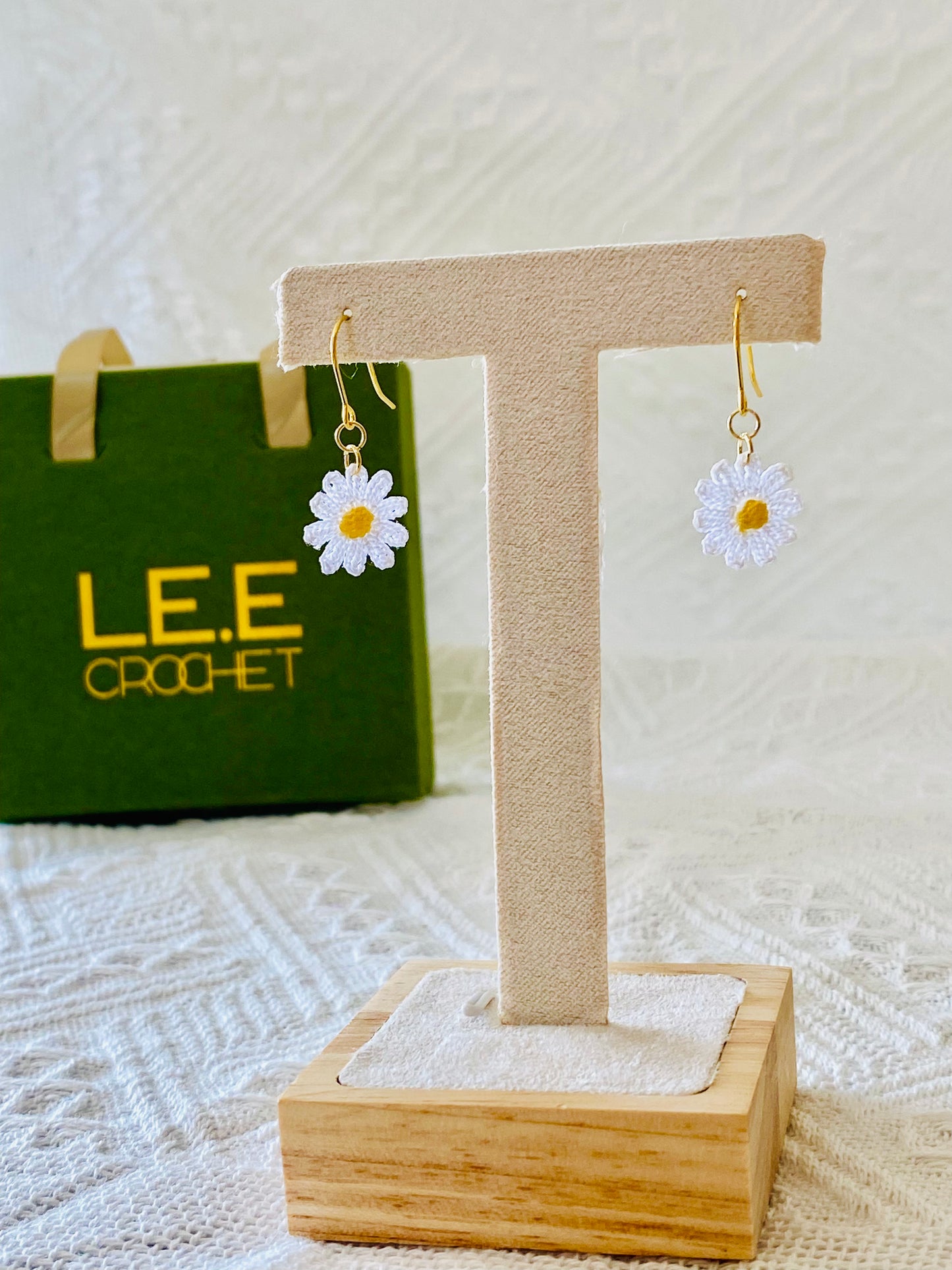Micro Crochet Earring | Daisy