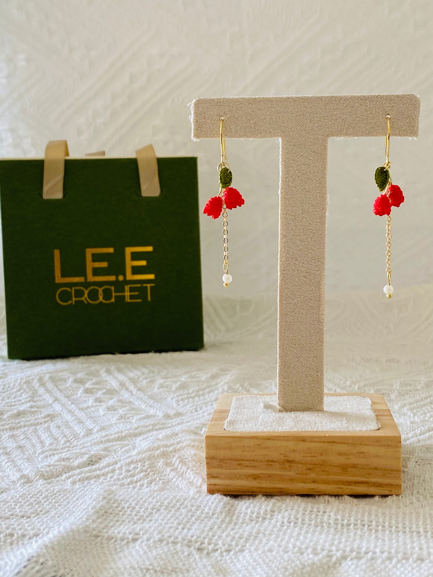 Micro Crochet Earring | Lily of the valley