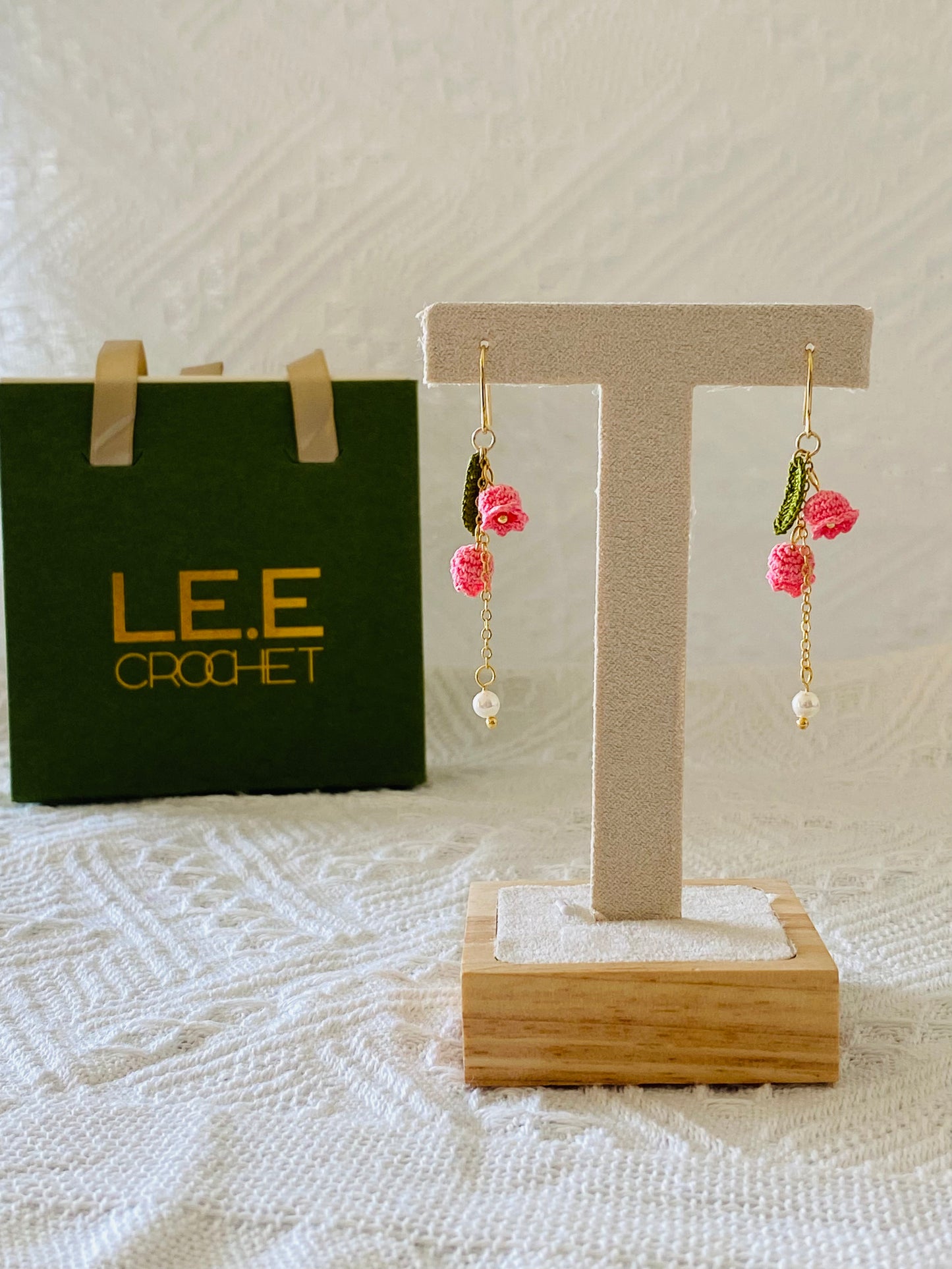 Micro Crochet Earring | Lily of the valley