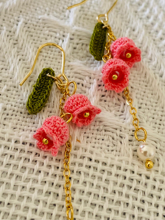 Micro Crochet Earring | Lily of the valley