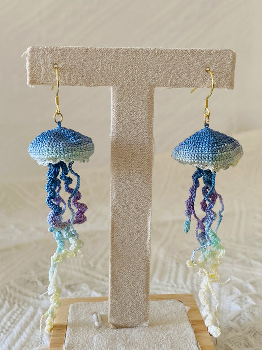 Micro Crochet Earring | Jellyfish
