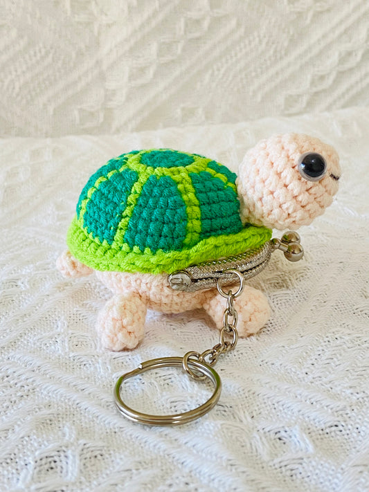 Crochet Keychains | Turtle Coin Purse