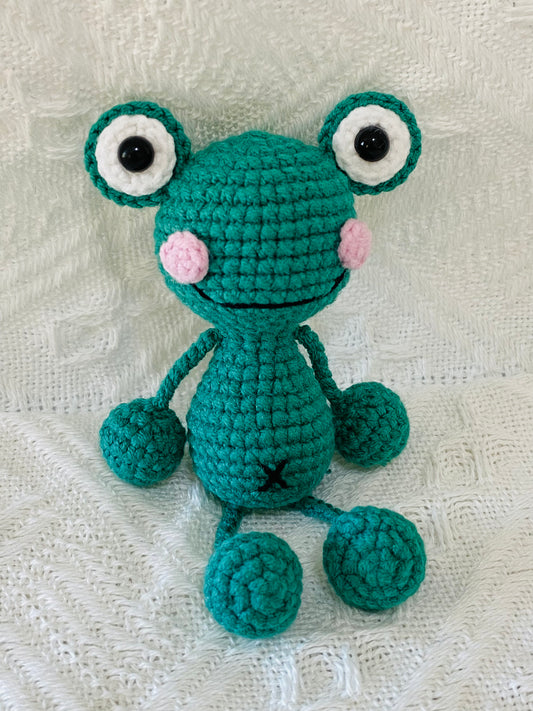 Crochet Keychains | Leggy Frog