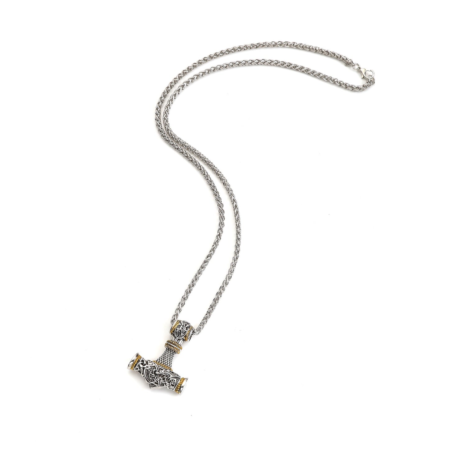 Stainless Steel Thor's Hammer Necklace