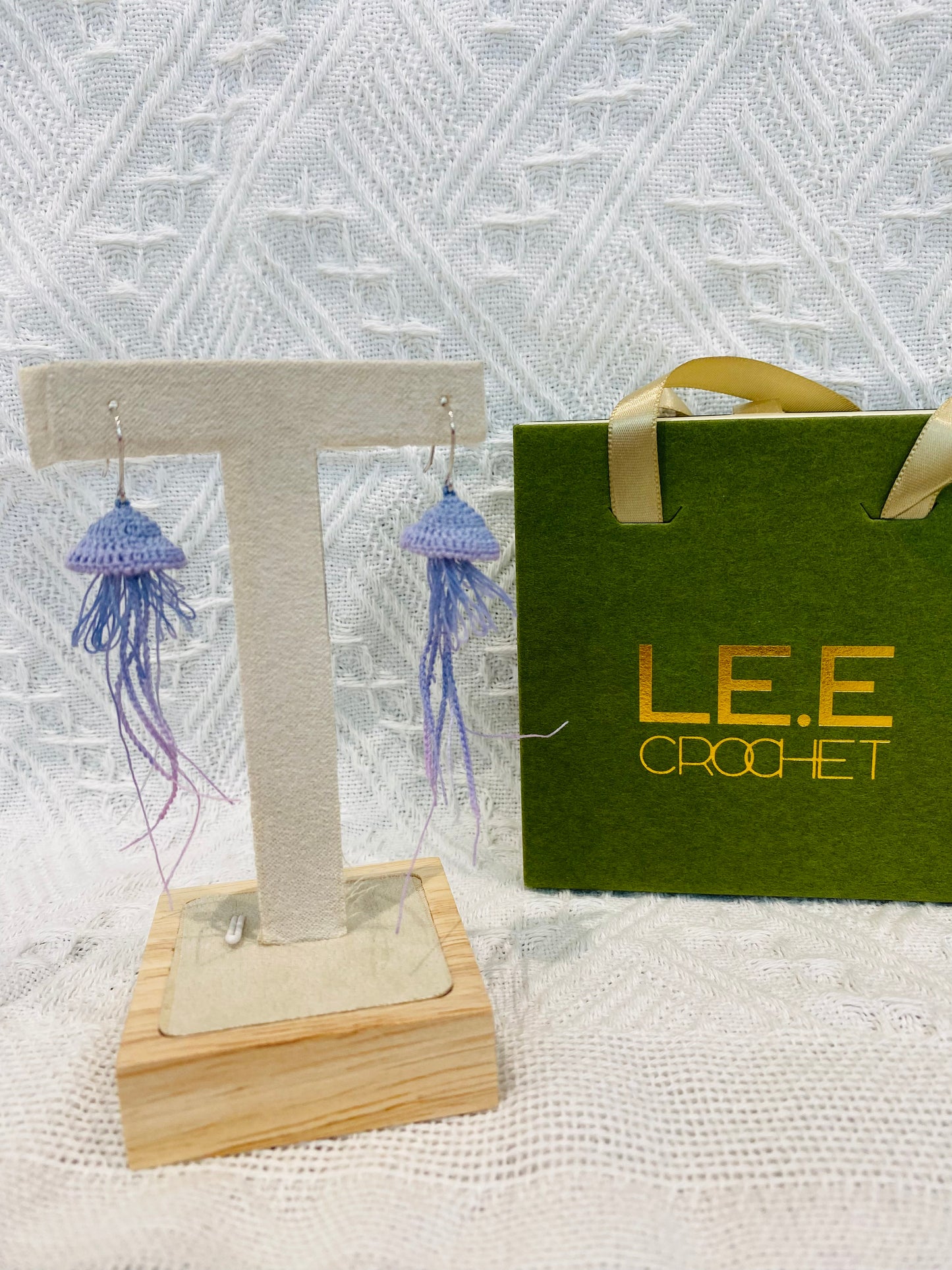 Micro Crochet Earring | Jellyfish B