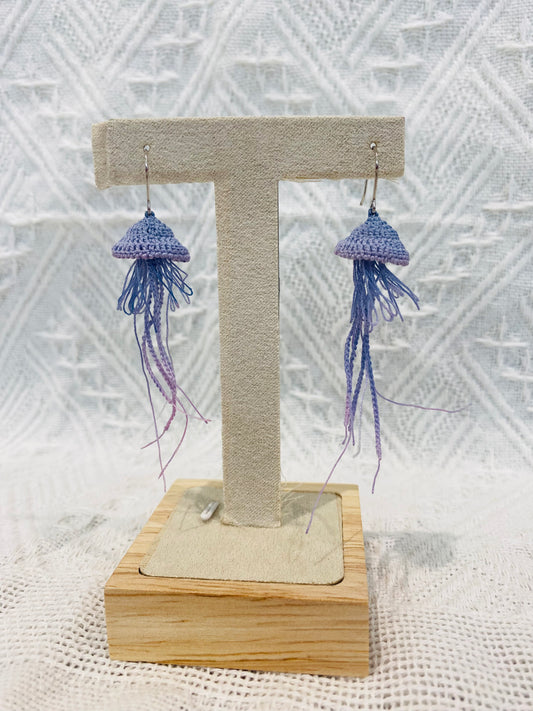 Micro Crochet Earring | Jellyfish B