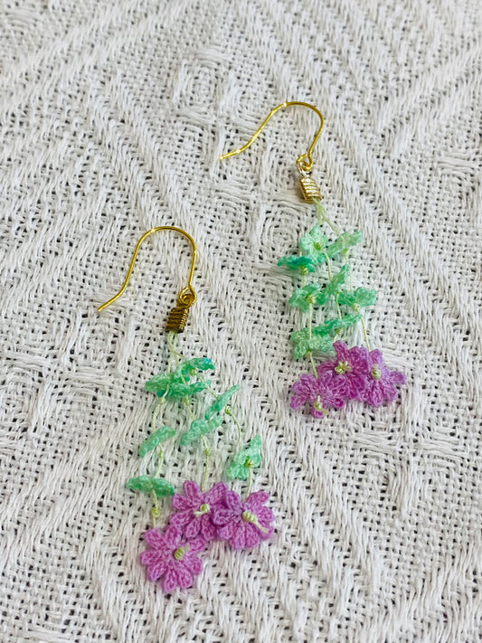 Micro Crochet Earring | Nature Flower