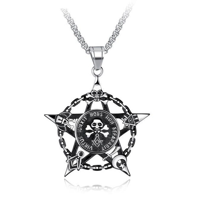 Stainless Steel Necklace | Skull theme