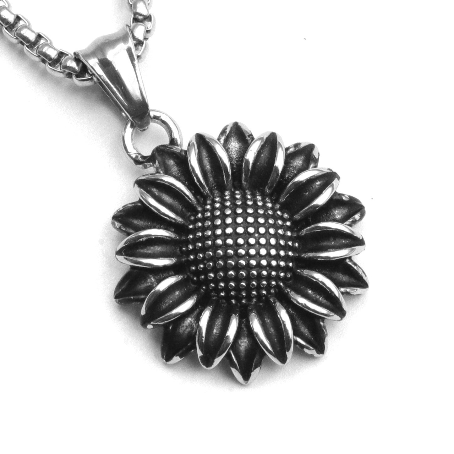 Stainless Steel Necklace | sunflower