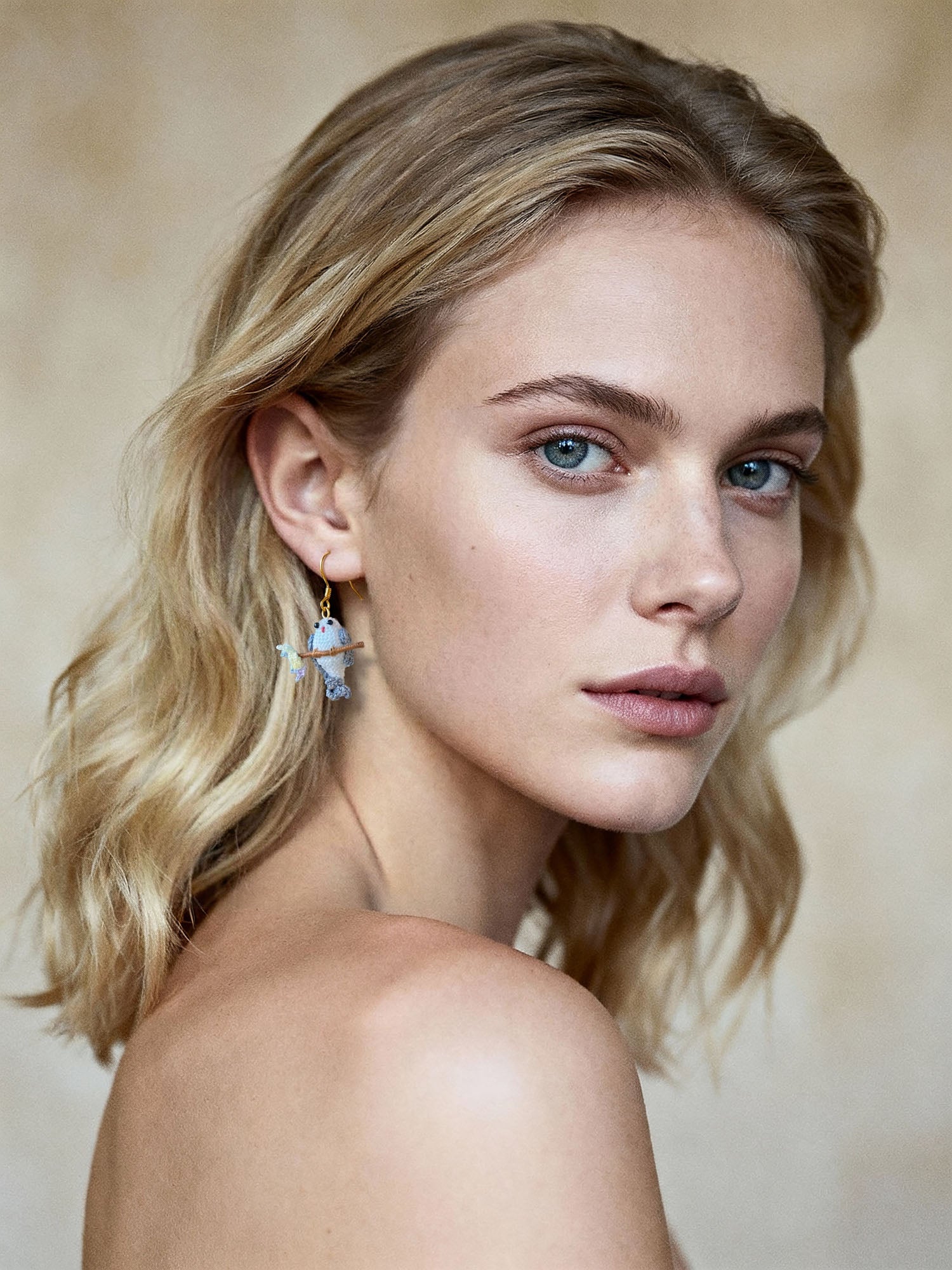 Micro Crochet Earrings |  Birds