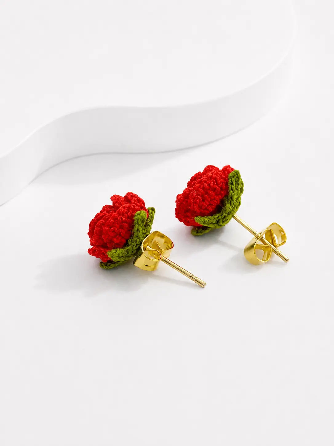 Rose Stud Earrings