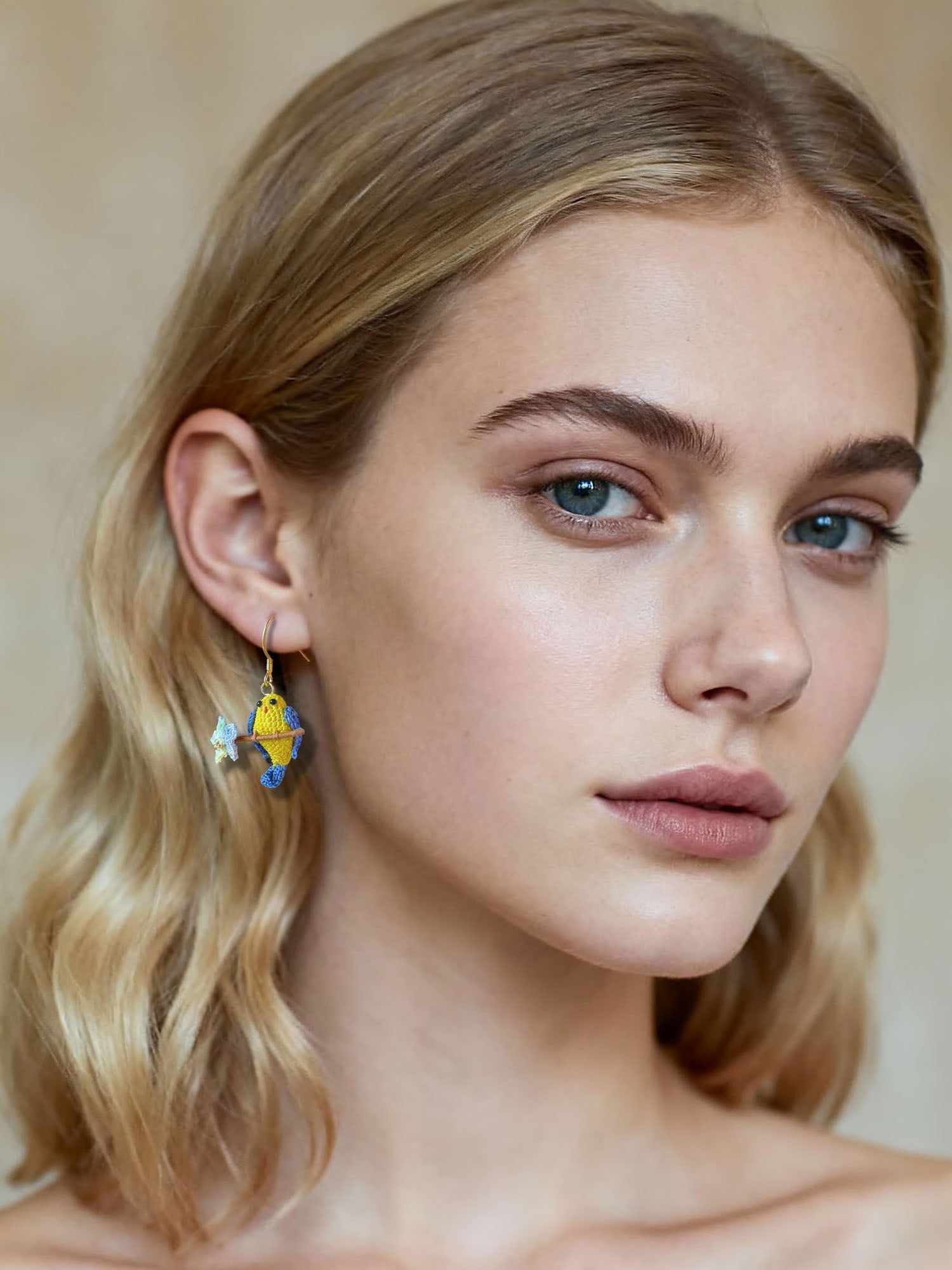 Micro Crochet Earrings |  Birds