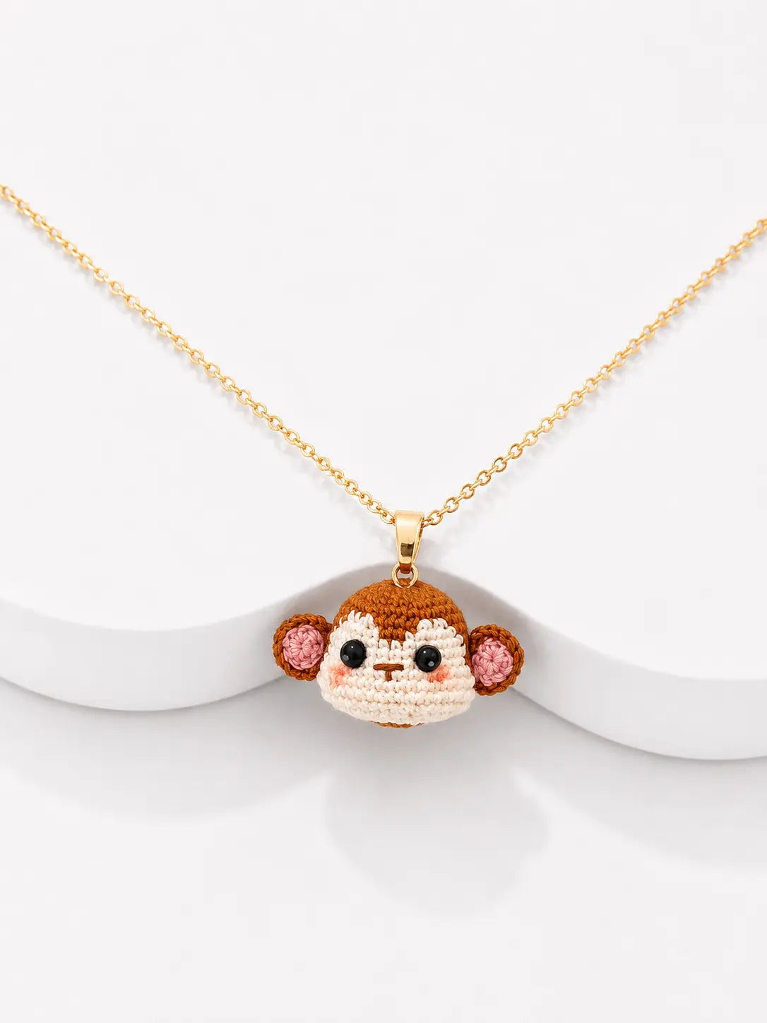 Monkey Face Necklace