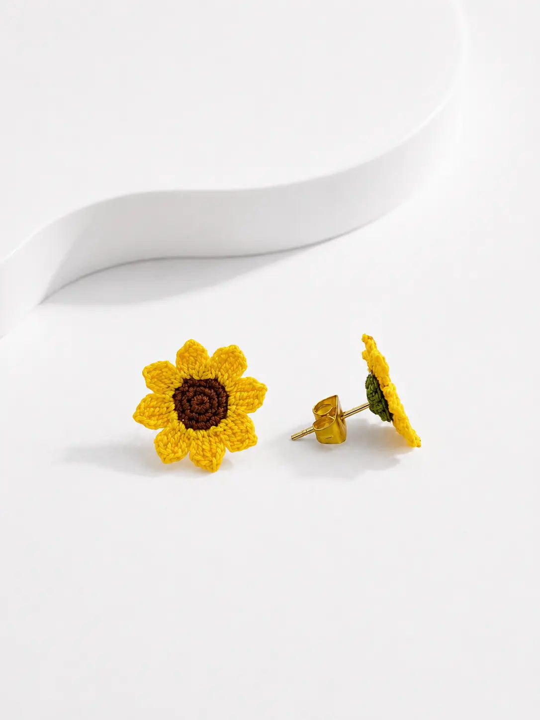 Sunflower Stud Earrings