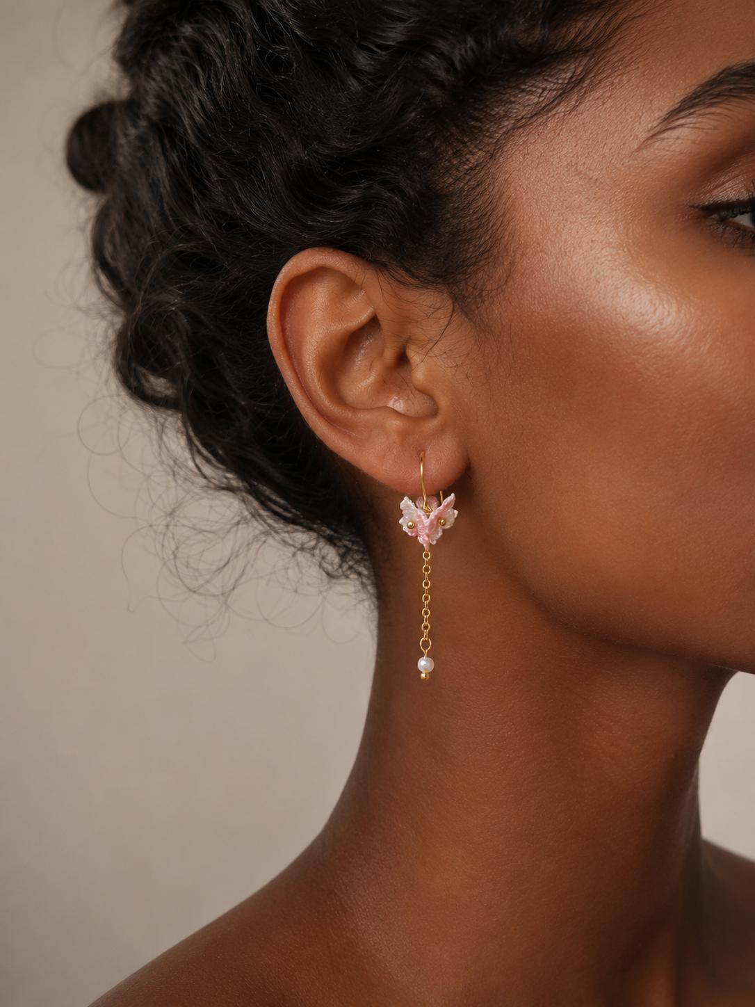 Petite Blossom Drop Earrings