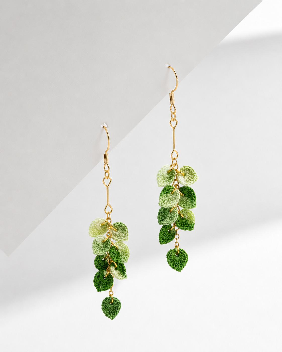 Tassel leaves Earrings