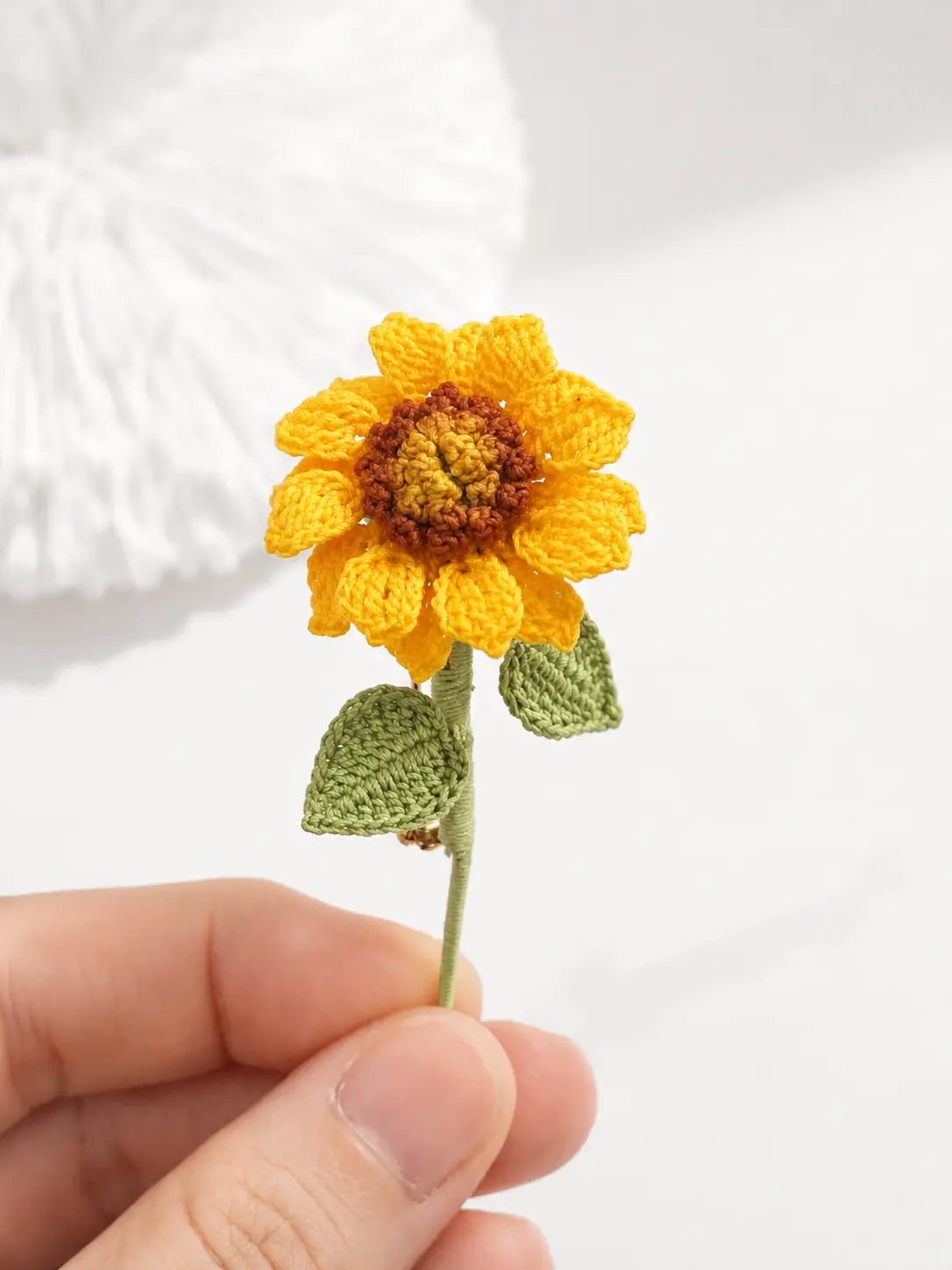 Sunflower Brooch