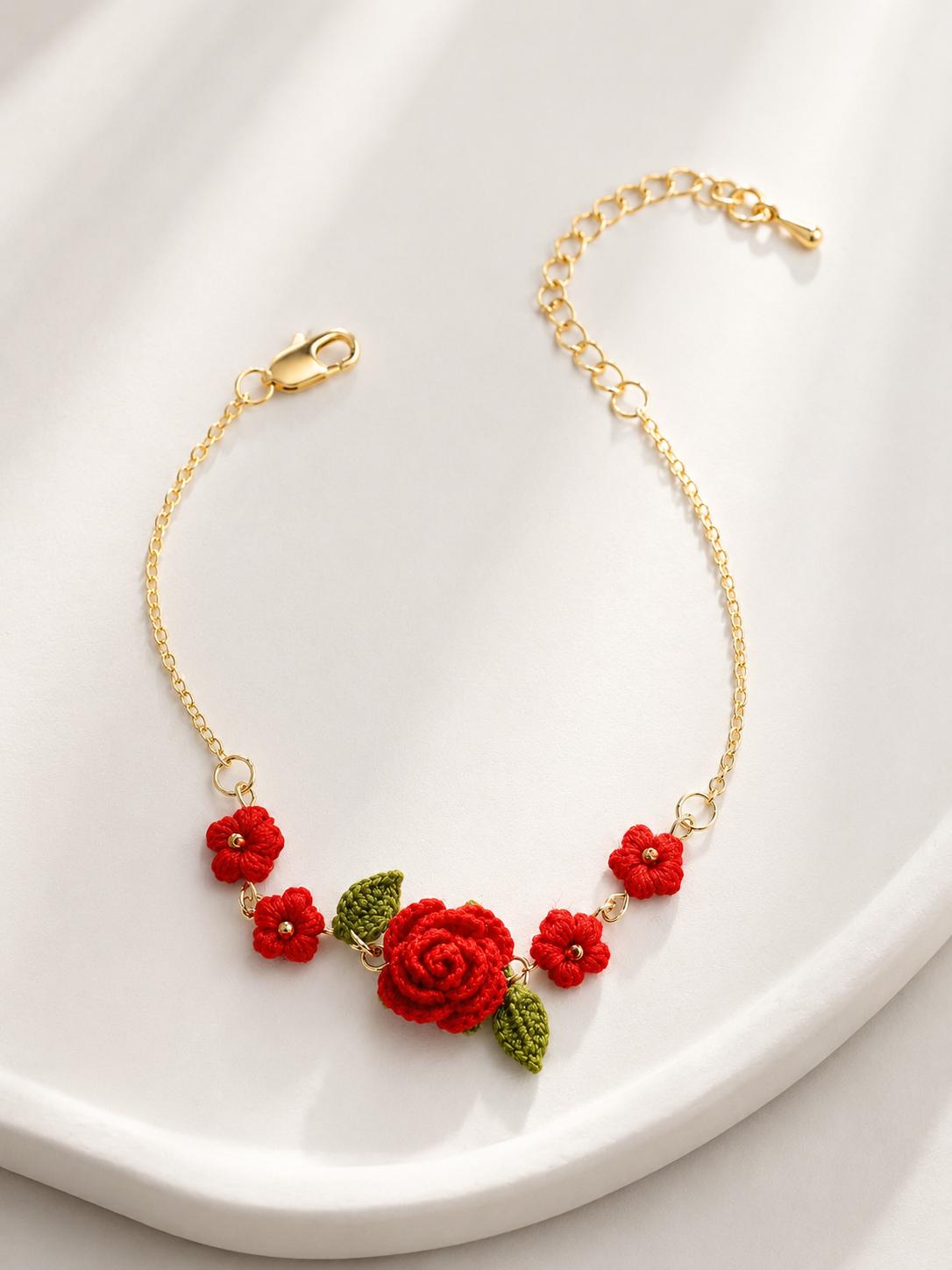 Rose & Flower Bracelet