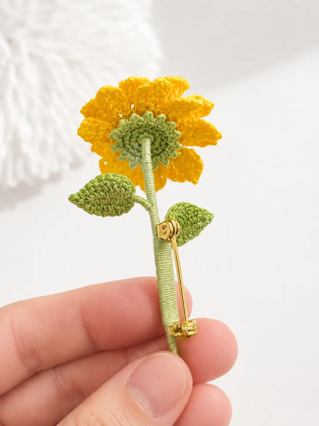 Sunflower Keepsake Brooch