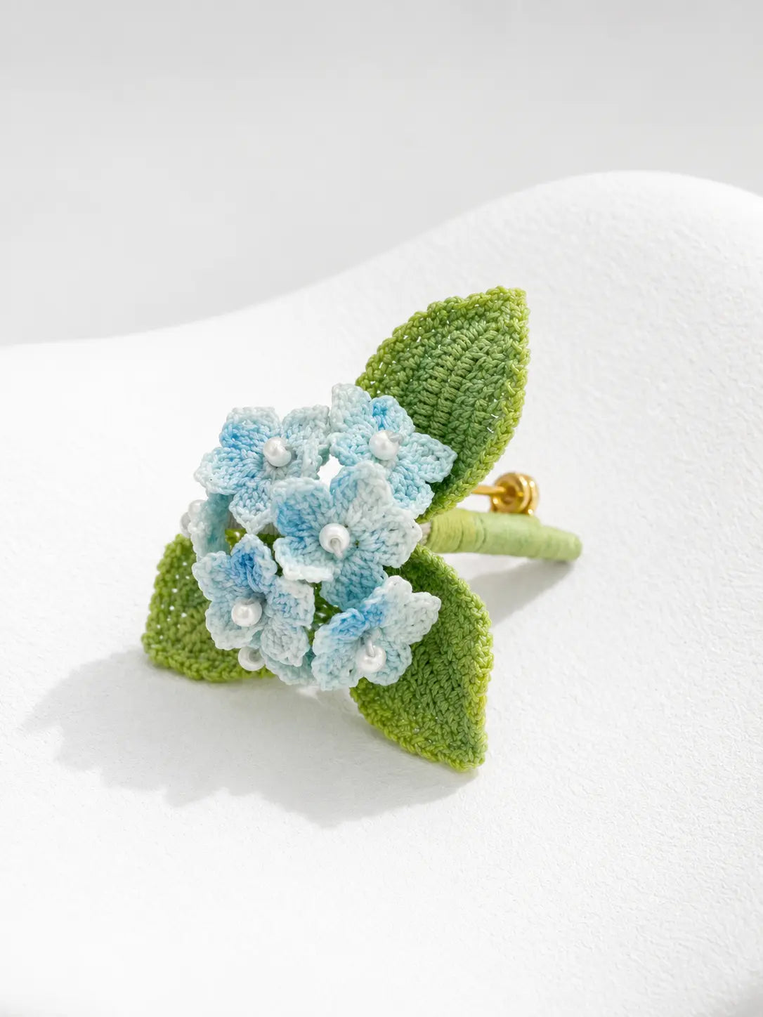 Hydrangea Keepsake Brooch