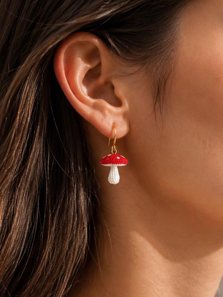 Woodland Mushroom Earrings