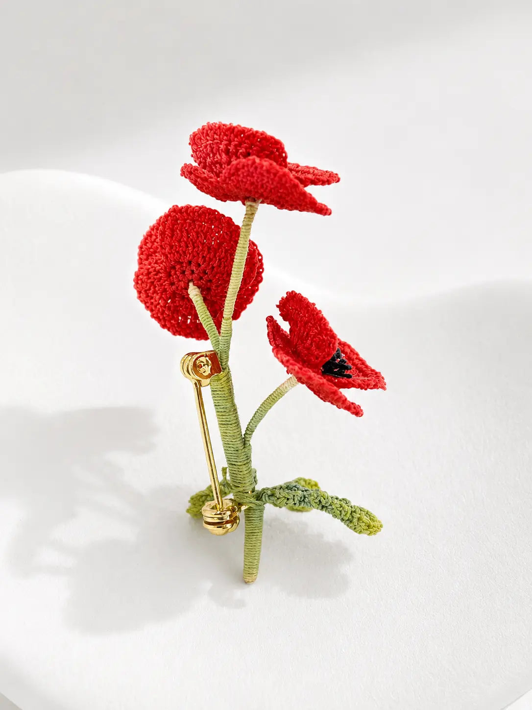 Poppy Keepsake Brooch