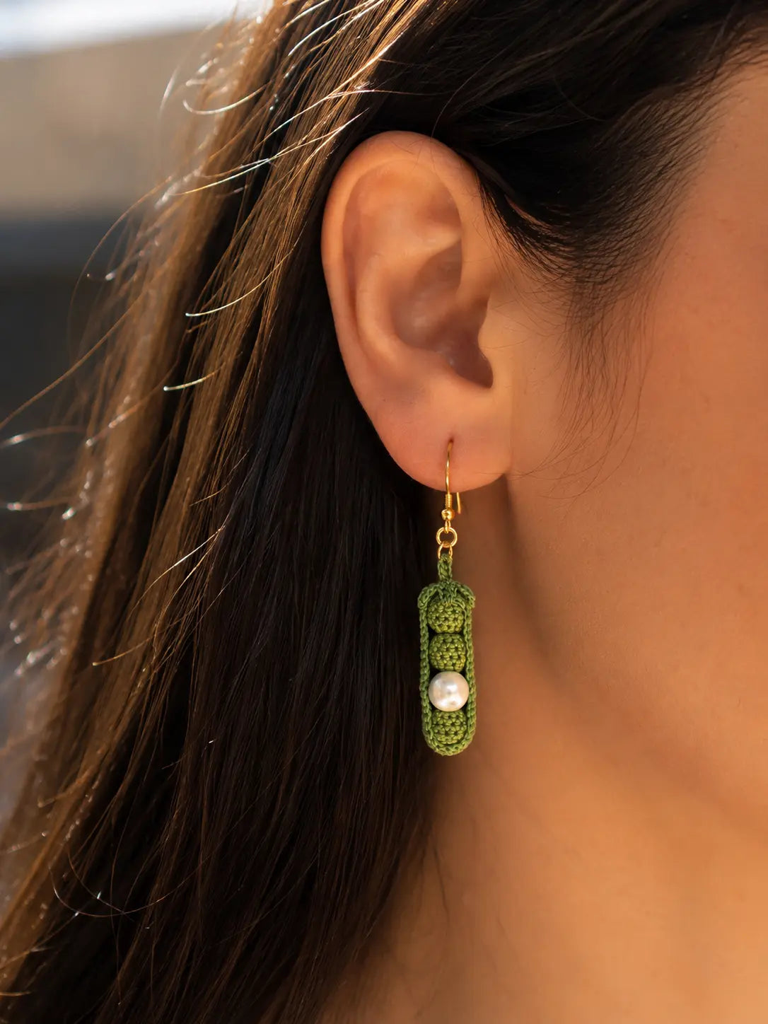 Pea Pod Earrings
