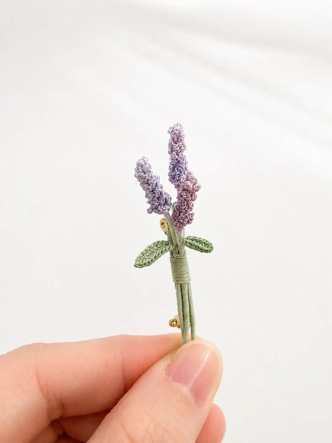 Lavender Keepsake Brooch