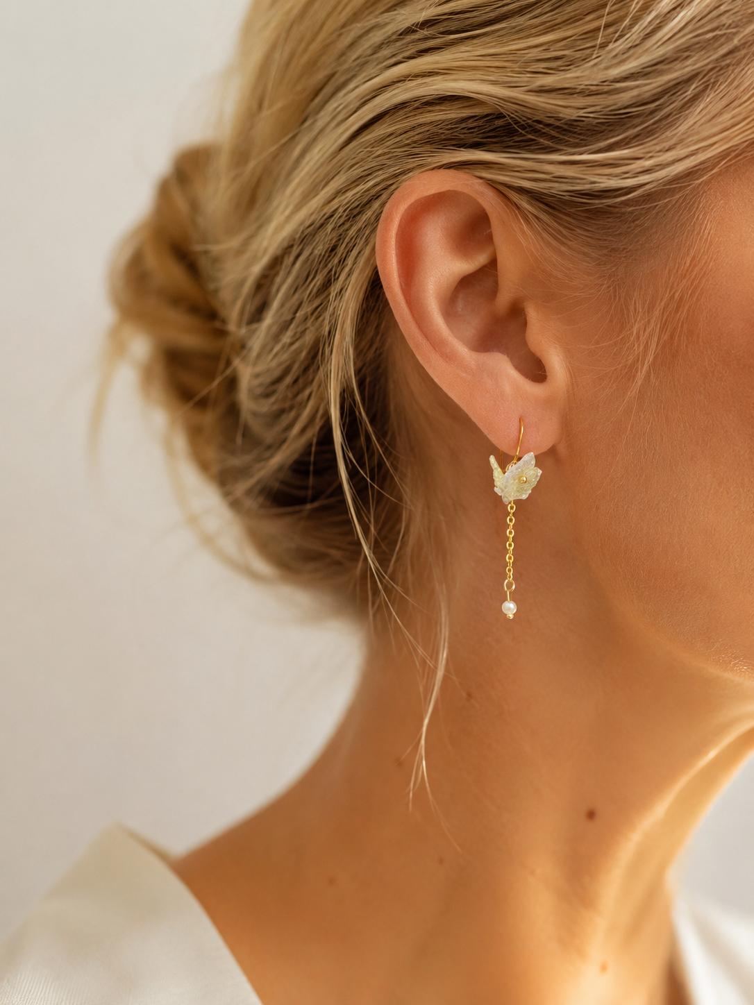 Petite Blossom Drop Earrings