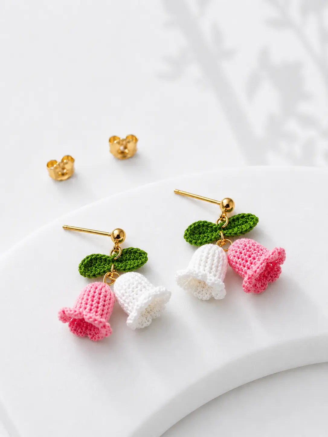 Lily of the Valley Stud Earrings