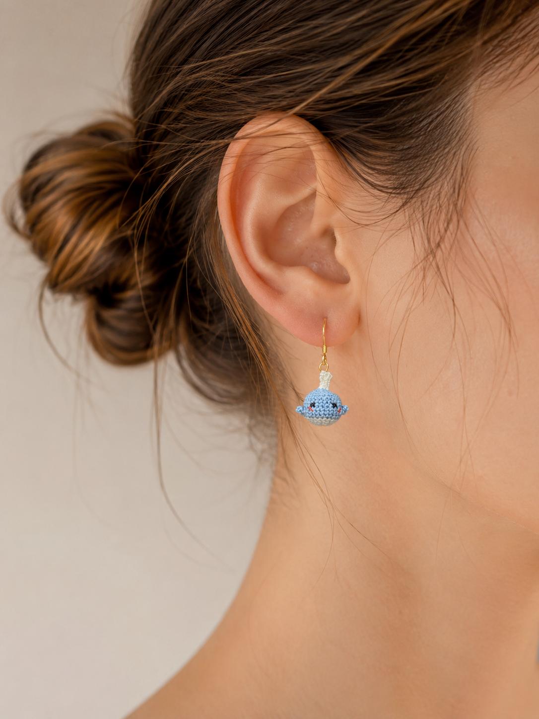 Whale Earrings