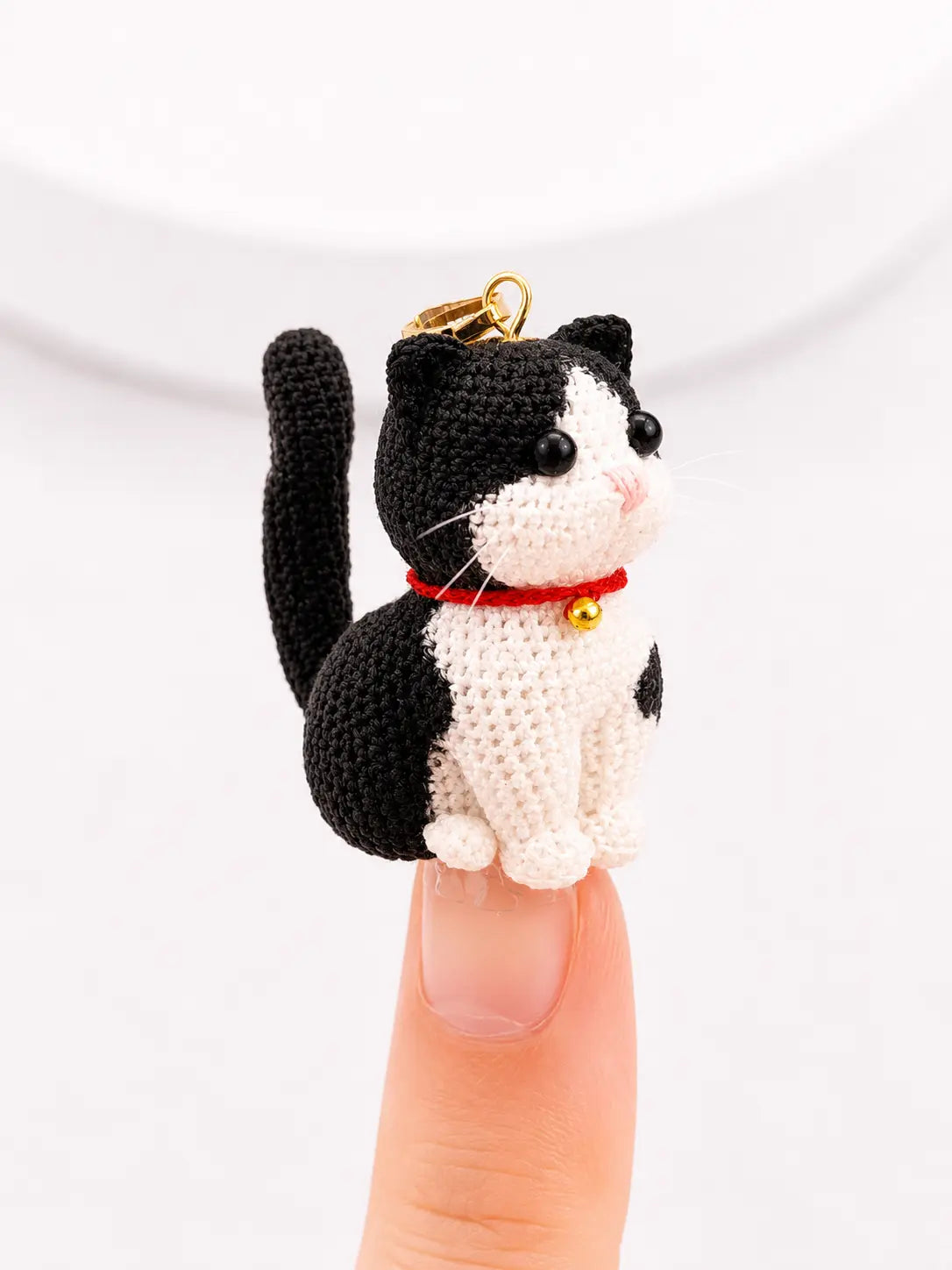 Tuxedo Cat Necklace