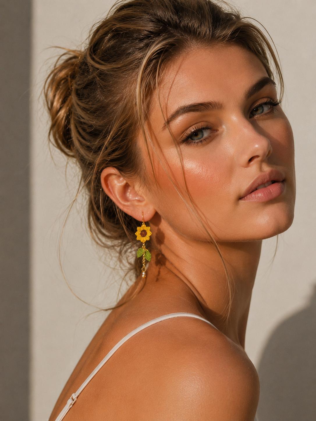 Sunflower Earrings