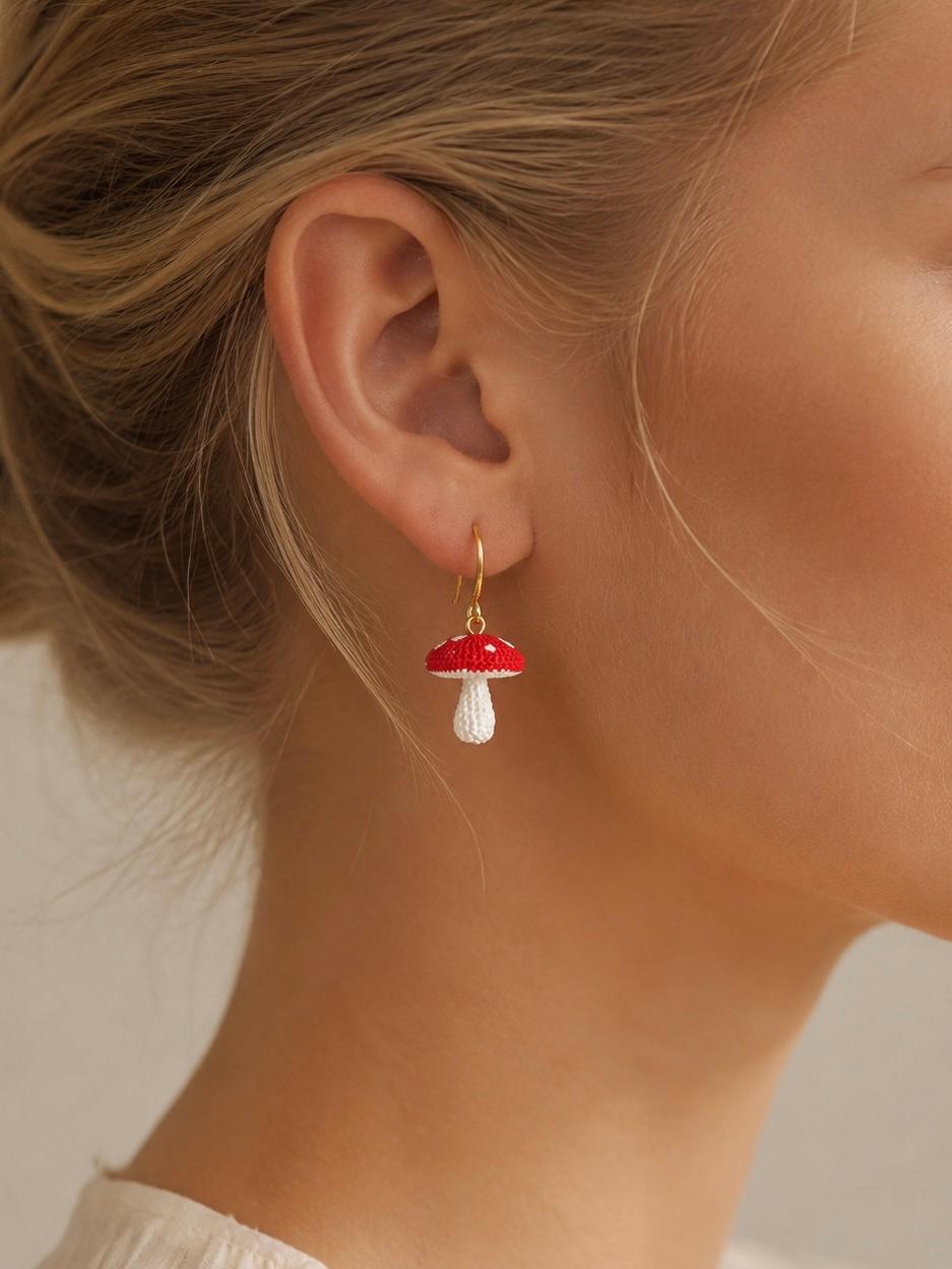 Woodland Mushroom Earrings