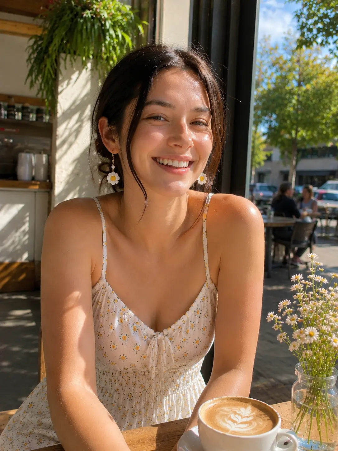 Daisy Drop Earrings